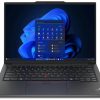Lenovo ThinkPad E14 AMD Ryzen™ 5 7535HS Laptop 35.6 cm (14") WUXGA 16 GB DDR5-SDRAM 256 GB SSD Wi-Fi 6E (802.11ax) Windows 11 Pro Black | 21M3002HUK