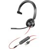 Poly Blackwire 3315 USB-A Wired Over-the-head Mono Headset | 76J12AA