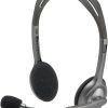 Logitech H110 Stereo Grey Wired Headset | 981-000593