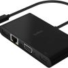 Belkin USB-C Multimedia + Charge Adapter 100W | AVC004BTBK