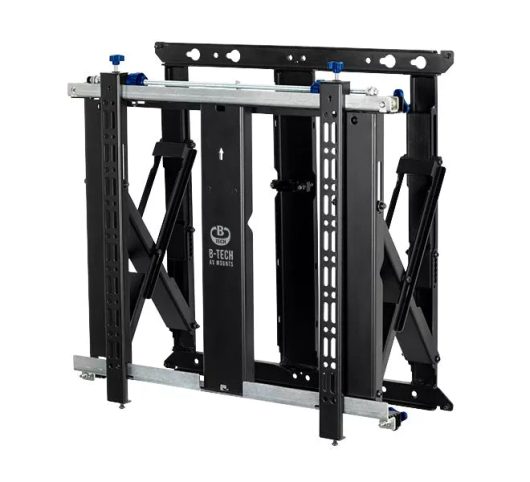 B-Tech 42" - 75" Slimline Soft-Open Full Service Video Wall Mount | BT8312/BV2