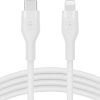 Belkin BoostCharge Flex USB-C Cable with Lightning Connector | CAA009BT2MWH