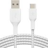 Belkin BoostCharge USB Cable 2 m USB A USB C White | CAB002BT2MWH