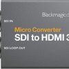 Blackmagic Micro Converter SDI to HDMI 3G with PSU | CONVCMIC/SH03G/WPSU