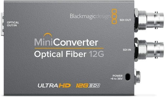 Blackmagic Design Mini Converter Optical Fiber 12G | CONVMOF12G