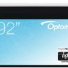 Optoma DE-9092EGA Electric Projector Screen - 16:9 Ratio 203 x 114.5cm