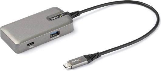 StarTech DKT31CHPD3 Notebook Dock/Port Replicator Wired USB 3.2 Gen 2 (3.1 Gen 2) Type-C Grey