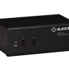Black Box 2-Port, Dual-Monitor, HDMI 2.0, 4K 60Hz, USB 3.0 Hub, Audio KVM Switch | KV6222H