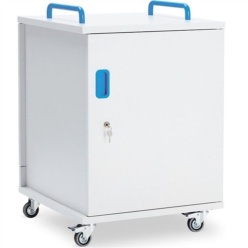 Lapcabby Universal Lyte Single Door 16 Metal Shelf Mobile AC Charger Trolley