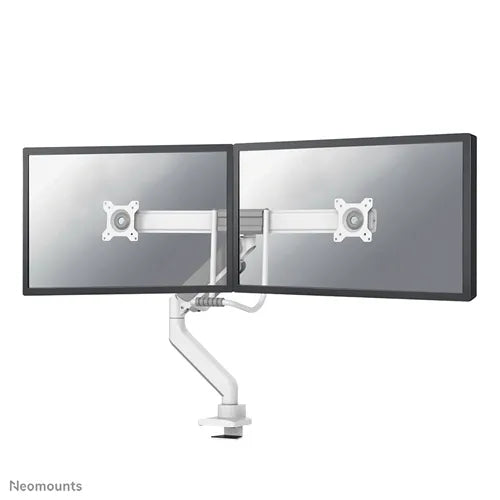 Neomounts 17"-32" Dual Monitor Arm Desk Mount | DS75-450WH2