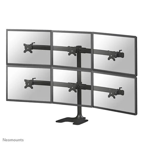 NeoMounts FPMA-D700DD6 Monitor Desk Mount - For Six 10-27" Monitor Screens