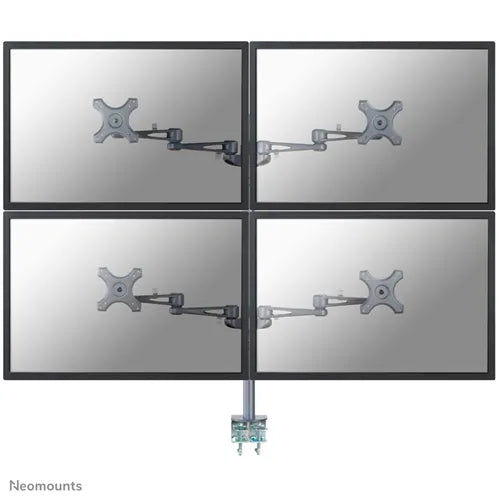 NeoMounts FPMA-D935D4 Monitor Arm Desk Mount - For Four 10-27" Monitor Screens