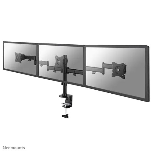 Neomounts 10" - 27" Triple LCD Desk Mount | NM-D135D3BLACK