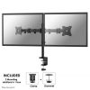 Neomounts 10"-27" Dual LCD Desk Mount | NM-D135DBLACK