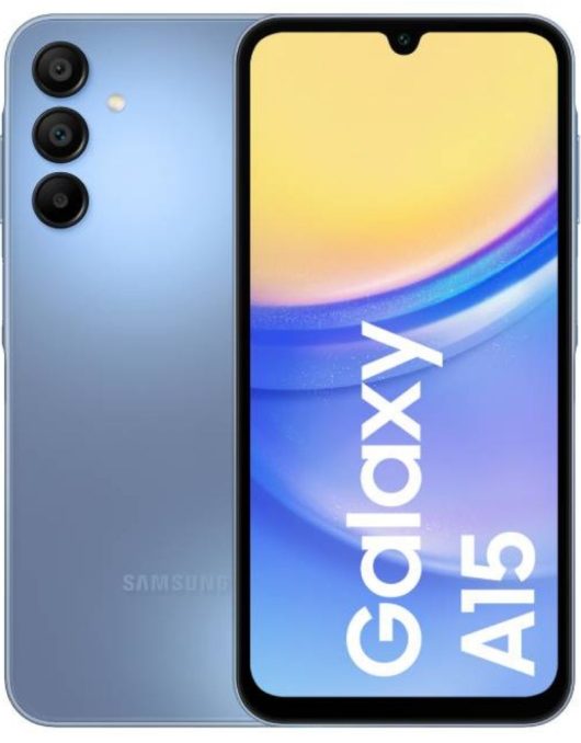 Samsung Galaxy SM-A155F 16.5 cm (6.5") Hybrid Dual SIM Android 14 4G USB Type-C 4 GB Ram 128 GB Storage 5000 mAh Blue Smartphone | SM-A155FZBDEUB