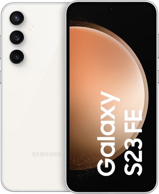 Samsung Galaxy S23 FE 16.3 cm (6.4") Dual SIM 5G USB Type-C 8 GB Ram 128 GB Storage 4500 mAh Cream Smartphone | SM-S711BZWDEUB