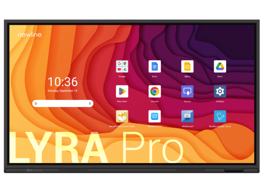 Newline TT-6523QA Lyra Pro 65" 4K Ultra HD Google EDLA Certification Interactive Display