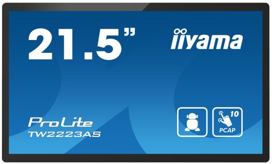 iiyama ProLite TW2223AS-B2 21.5" Full HD PCAP 10pt Interactive Touch Panel