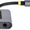 Startech USB Type-C to 3.5mm Audio Splitter Cable | USBC-AUDIO-SPLITTER
