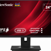 ViewSonic VG2456 24” Docking Monitor featuring USB Type-C and Ethernet