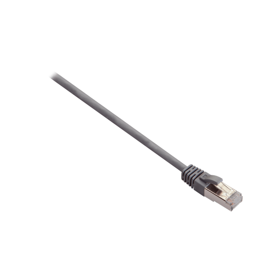 V7 5m Grey Cat6 Shielded (STP) Cable RJ45 Male to RJ45 Male 16.4ft | V7CAT6STP-05M-GRY-1E