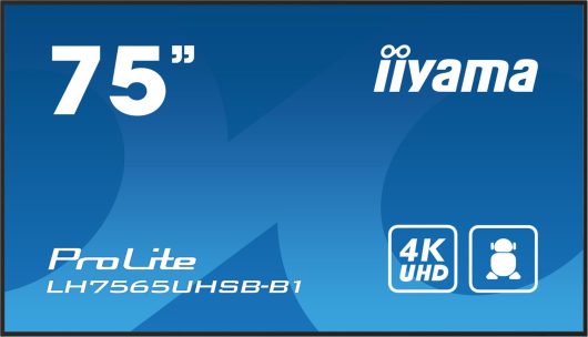 iiyama 75" LH7565UHSB-B1 Display