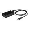 StarTech HB30A3A1CST 4 Port USB 3.0 Hub - USB Type-A to 1x USB-C & 3x USB-A - Commercial Metal USB Hub - SuperSpeed USB 3.2 Gen 1 (5Gbps)- Self Powered - BC 1.2 Fast Charge - Mountable/Rugged