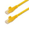 StarTech N6PATC2MYL 2m CAT6 Ethernet Cable - Yellow CAT 6 Gigabit Ethernet Wire