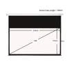 Sapphire Electric Acoustic Transparent 234x131cm Projector Screen 16:9 106"
