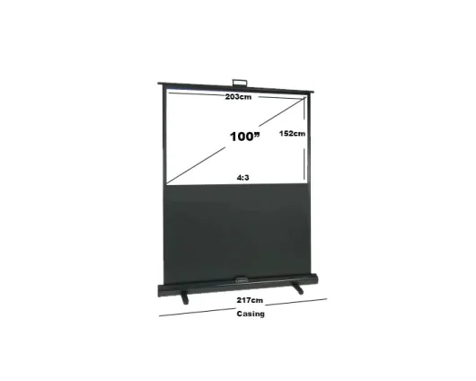 Sapphire Pull-Up 203x152cm Projector Screen 4:3 100 inch SFL200