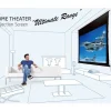Sapphire Recessed Electric Tab-Tensioned 234 x 132cm Screen 16:9 106" SETC240WSF-ATR