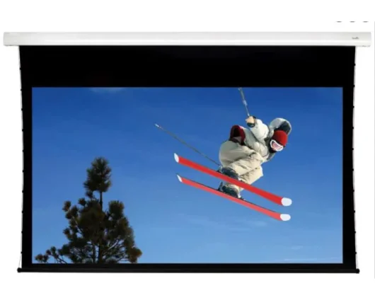 Sapphire Electric Tab Tensioned 301 x 169cm Projector Screen 16:9 SETTS300WSF-AW-WOVEN