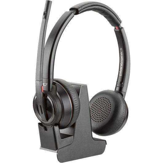 Poly Savi 8220 Wireless Headset with Bluetooth Charging Stand | 8D3F2AA#ABB