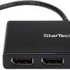 Startech 4-Port Multi Monitor Adapter - Mini DisplayPort to DisplayPort MST Hub | MSTMDP124DP