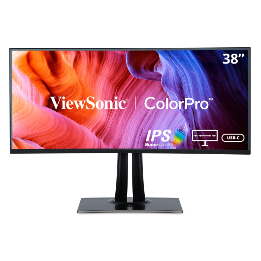 ViewSonic VP3881a 38" ColorPro 21:9 Curved WQHD+ IPS Monitor